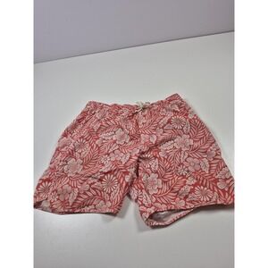 Fair Harbor Swim Trunks Shorts Men's 3XL Pink Floral Drawstring Lined Tropical